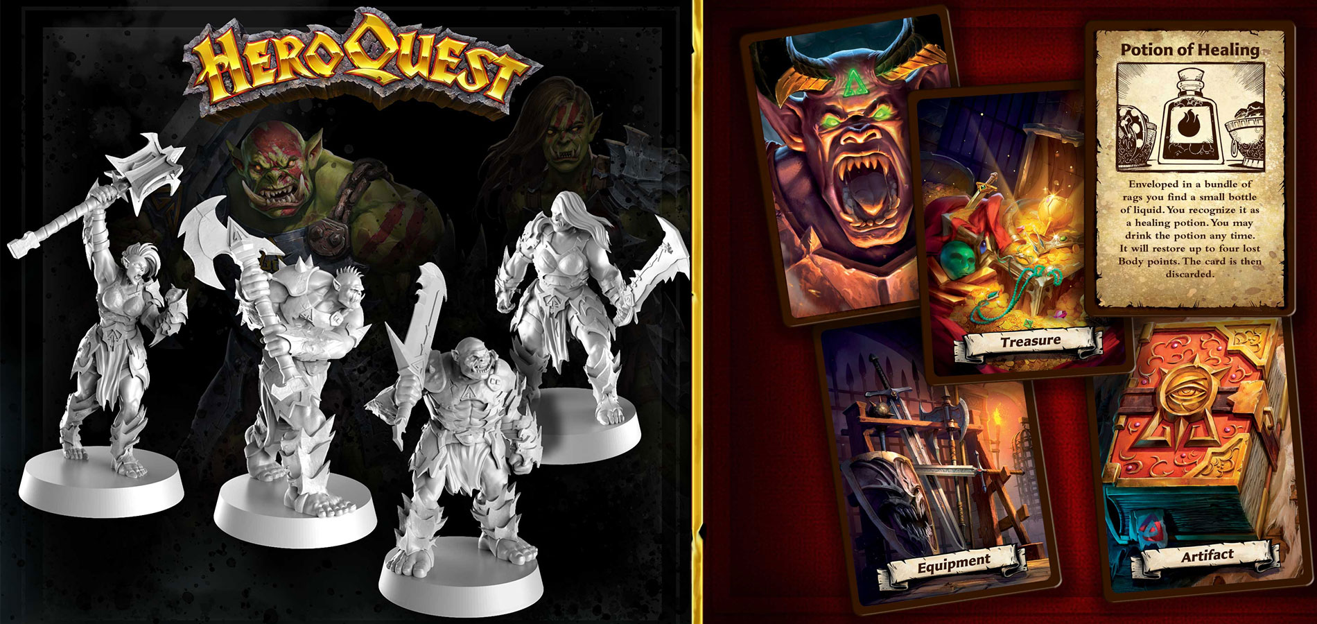 HeroQuest, иконичната ролеви приключенска игра отново ще бъде на рафтовете на магазините за играчки