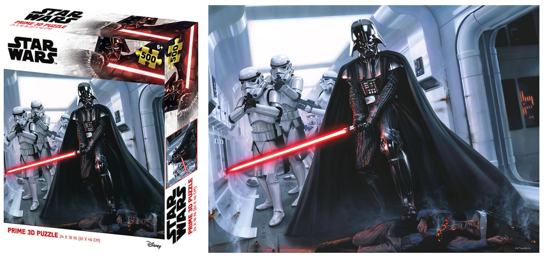 Kidicraft Star Wars пъзел с Prime 3D визуализация