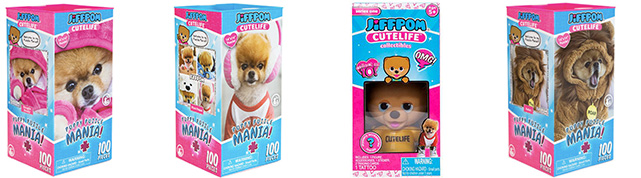 Jiffpom, световноизвестният померан вече дебютира на пазара за играчки!