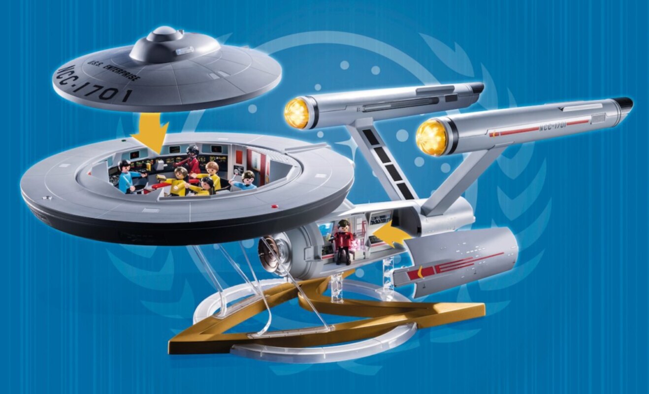 На 8 септември ще бъде представен нов комплект Playmobil Star Trek USS Enterprise!