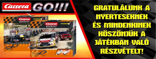 Carrera GO! Обявяване на победителите във Facebook игра