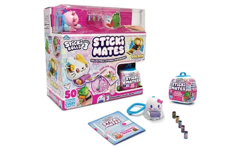 Залепи, сподели и носи изненадващите фигурки Sticki Rolls на Jazwares.