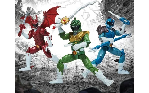 Играчки Playmates Godzilla срещу Mighty Morphin Power Rangers фигури за действие