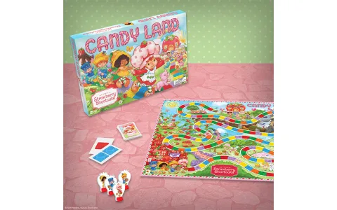 Тези игри Eperke Candy Land и Monopoly са сладки лакомства за децата.