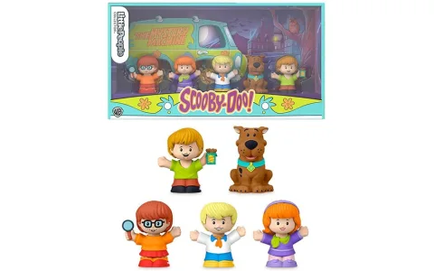 Този колекционерски комплект Fisher-Price Scooby-Doo Little People е супер готин.