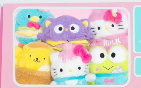Jazwares Sanrio FoodTruckBumz плюшени играчки вдъхновени от Hello Kitty