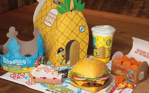 Новото меню на Burger King с Спондж Боб е забавно и свежо.