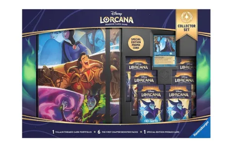 Този колекционерски комплект Disney Lorcana е вълнуващо зъл.