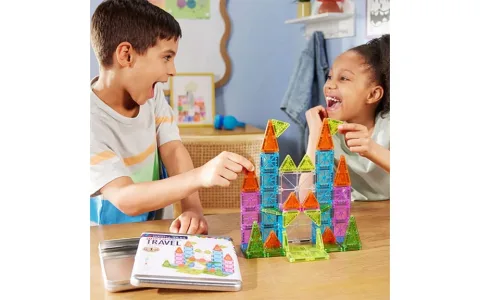 MAGNA-TILES microMAGS Пътен комплект Deluxe 55 части