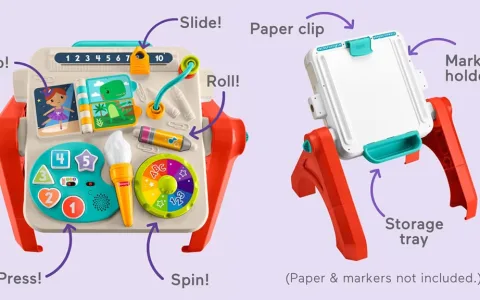 Fisher-Price Laugh & Learn 4 в 1 Игрална маса и Табло за рисуване