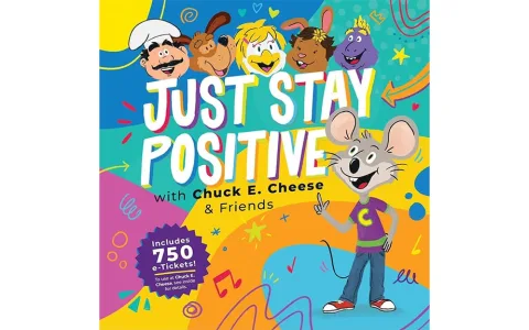Вижте добрата страна на нещата с новата книга на Chuck E. Cheese „Просто остани позитивен”!