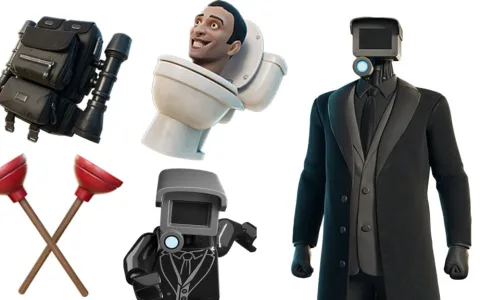 Премахни конкуренцията с новите Fortnite x Skibidi Toilet артикули!