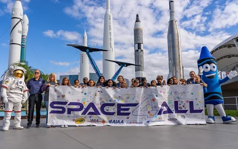 Crayola Space4All вдъхновява децата в Космическия център Кенеди да достигнат звездите