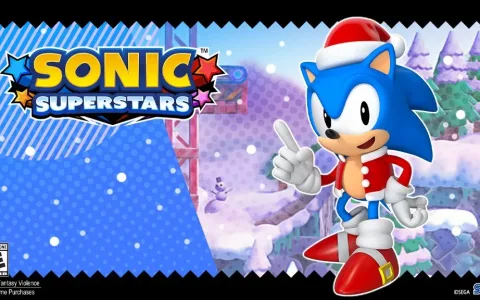 Празничният костюм на Sonic е готов за вашата празнична игра "Sonic Superstars".