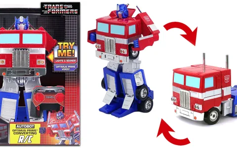 Jada Toys представи дистанционно управлявания трансформируем Optimus Прайм робот от Transformers