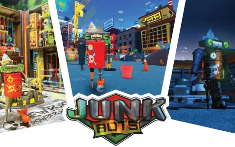 Портова електрическа станция комплект за игра на Junkbots - сбъдната мечта