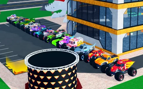 Новото изживяване Monster Jam позволява на децата да провеждат състезания с монстър камиони в играта Roblox