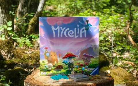 Най-новата игра за строене на карти на Ravensburger е пълна с гъбни забавления.