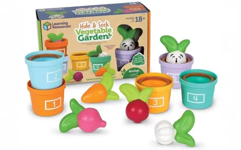 Играчка представяне: Learning Resources скрит и търсещ зеленчуков градинар