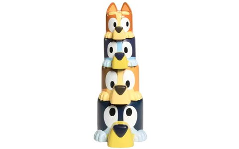Игрална демонстрация: TOMY Toomies Bluey семейна кула за строене