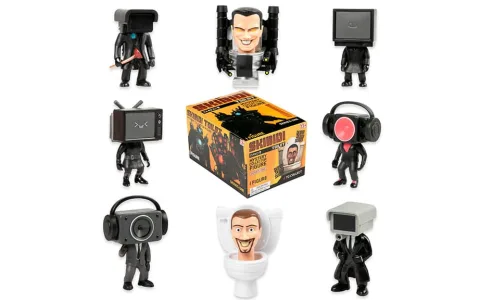 Разопаковай изненадите на Skibidi Toilet от новата колекция на Bonkers Toys