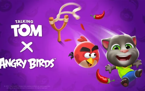 Персонажите на Talking Tom и Angry Birds се борят с прасета в My Talking Tom 2