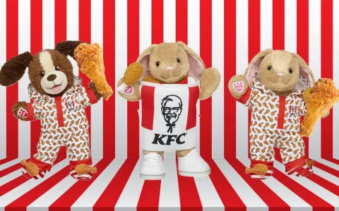 Сътрудничеството между KFC и Build-A-Bear за сладка (и вкусна) колекция от плюшени играчки