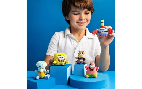 Basic Fun! Micro Teenies SpongeBob 5 броя пакет