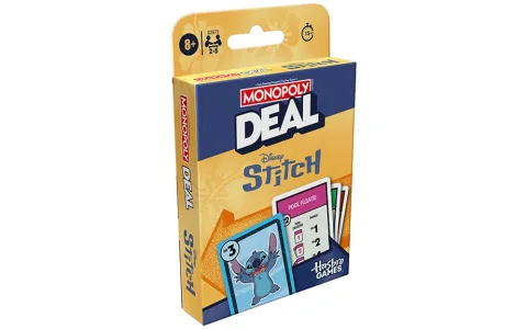 Малко извънземно шегуване се появи в Monopoly Deal: Disney Stitch изданието