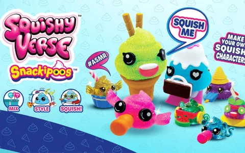 Очарователни Squishyverse Snackipoos играчки лакомства