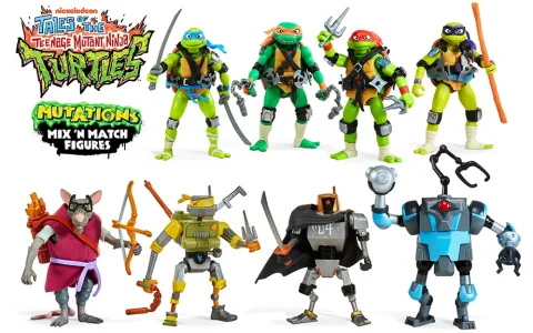 Истинско вълнуващо приключение ще бъде играта с фигурките Mix & Match Teenage Mutant Ninja Turtles