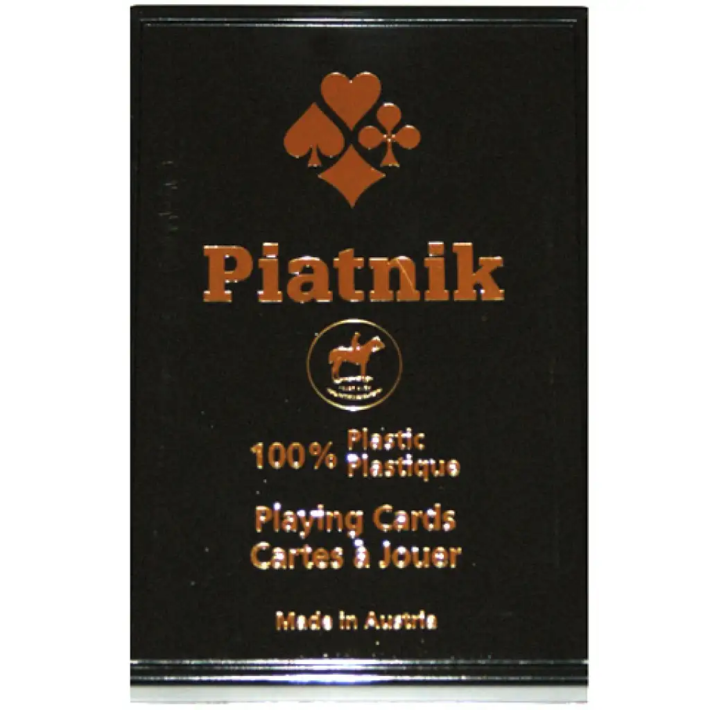 100% пластмасова ръмикарта 1*55 листа - Piatnik изображение 1