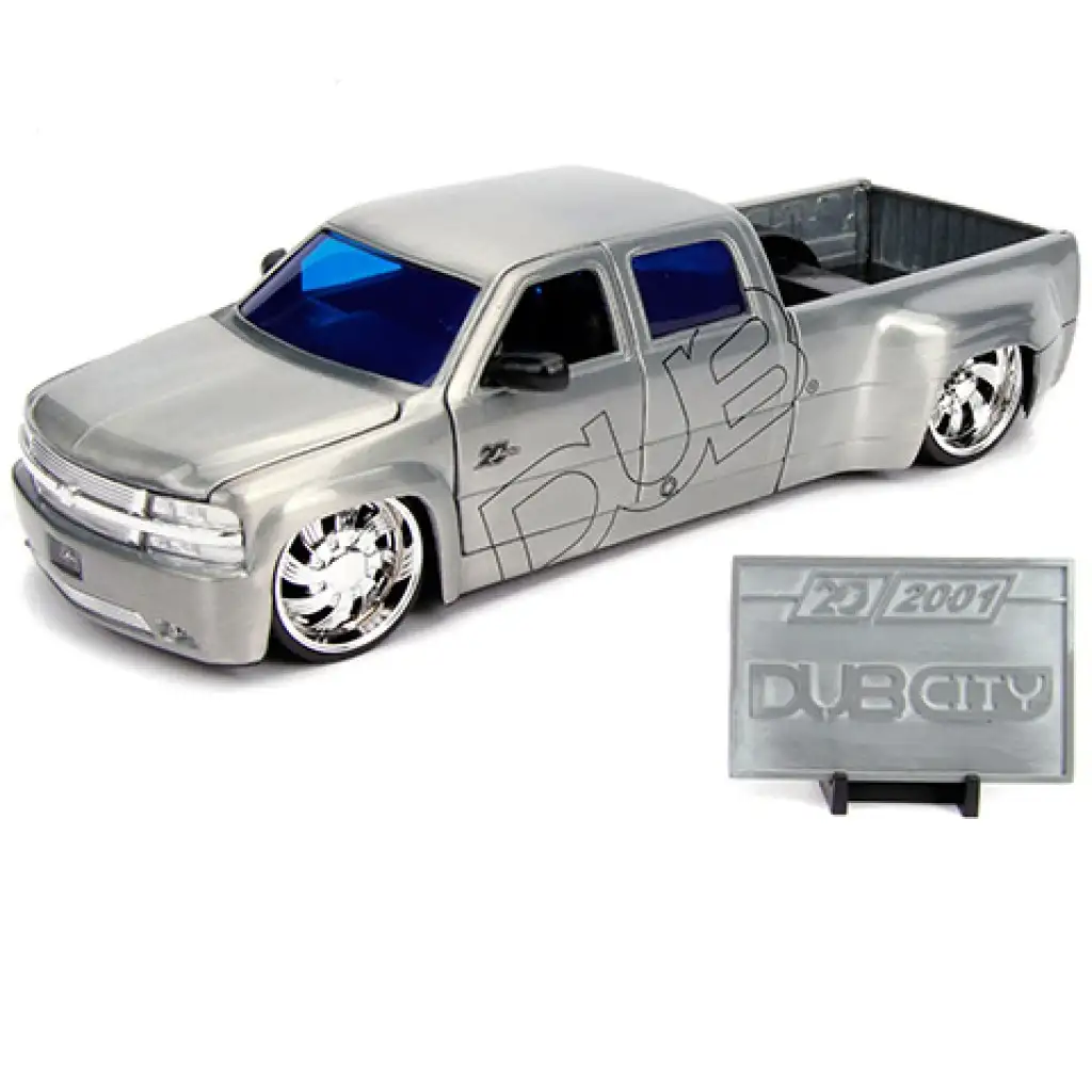 1999 Chevy Silverado Dooley метален автомобилен модел 1/24 - Simba Toys изображение 2