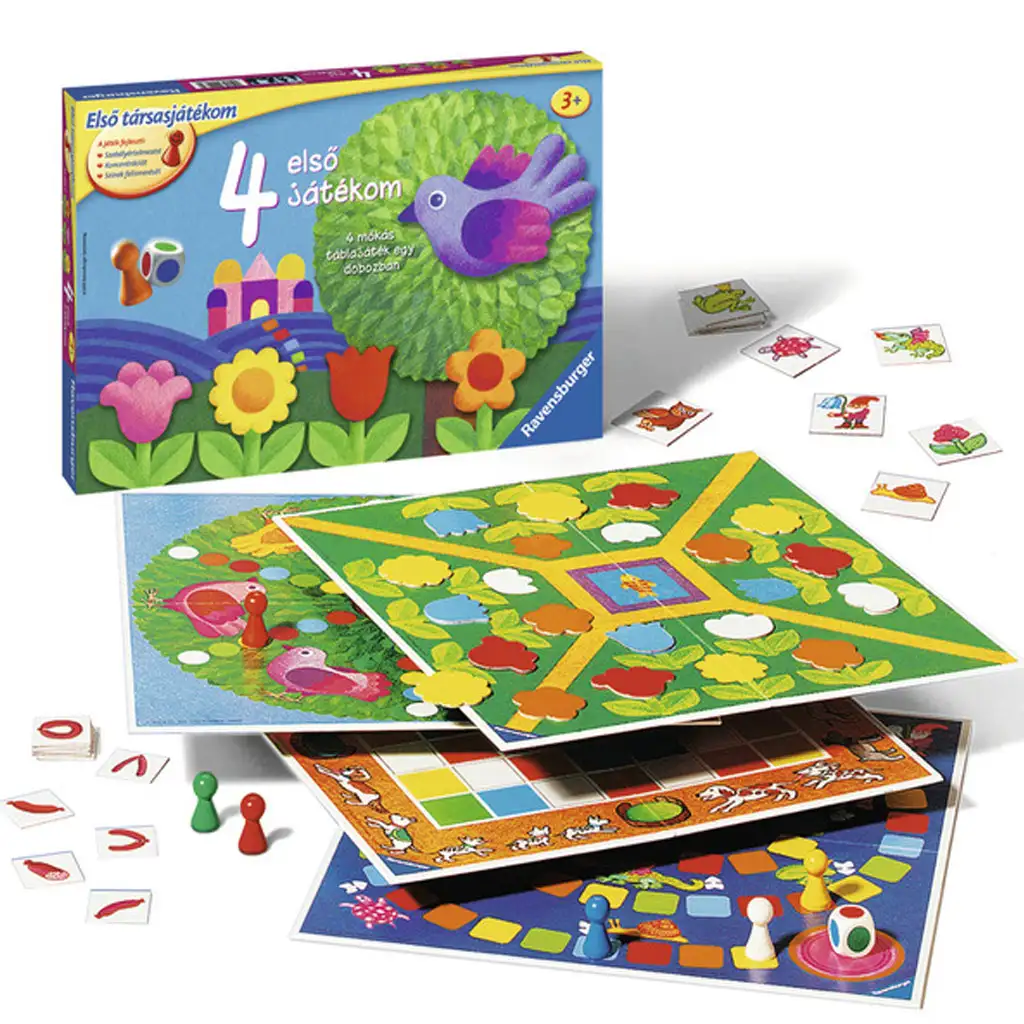 4 първите ми игри настолна игра колекция - Ravensburger изображение 2