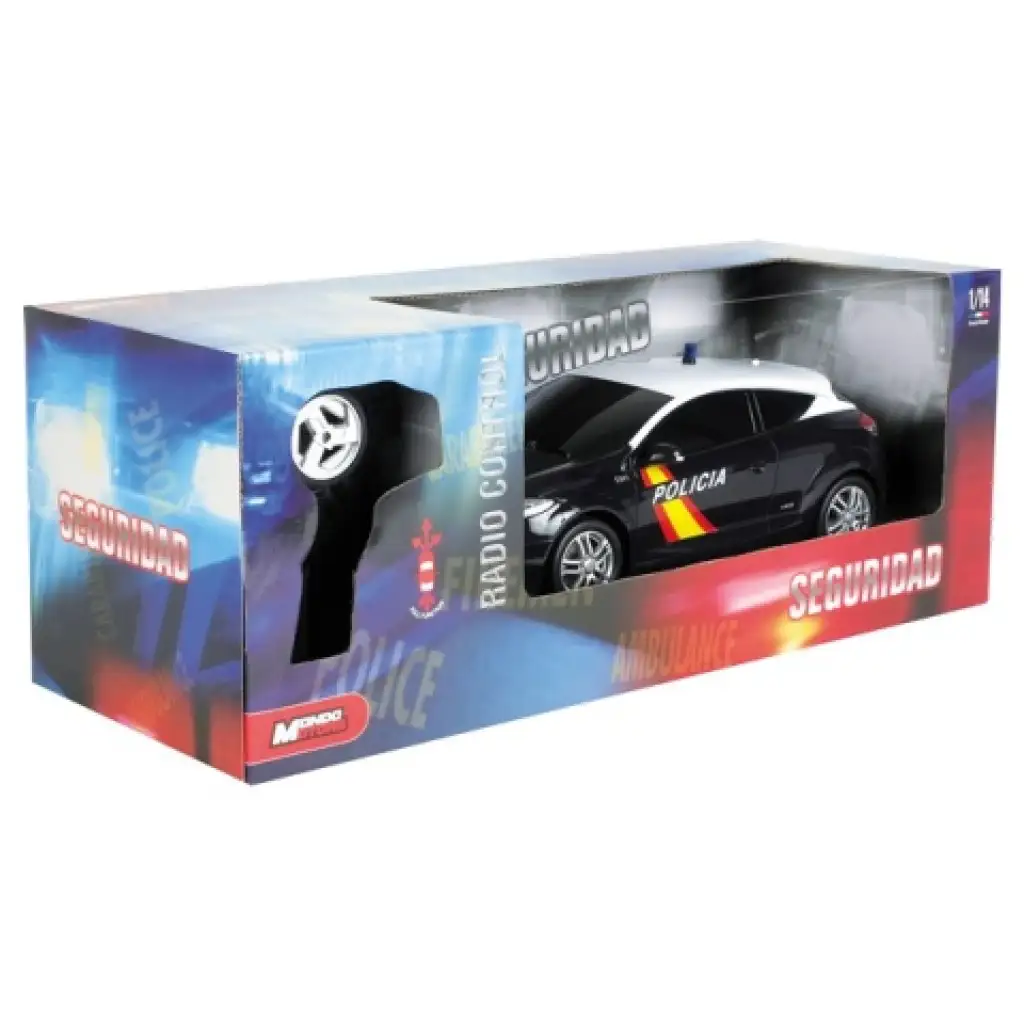 RC Renault Megane RS Полицейска дистанционно управление кола 1/14 - Mondo изображение 3