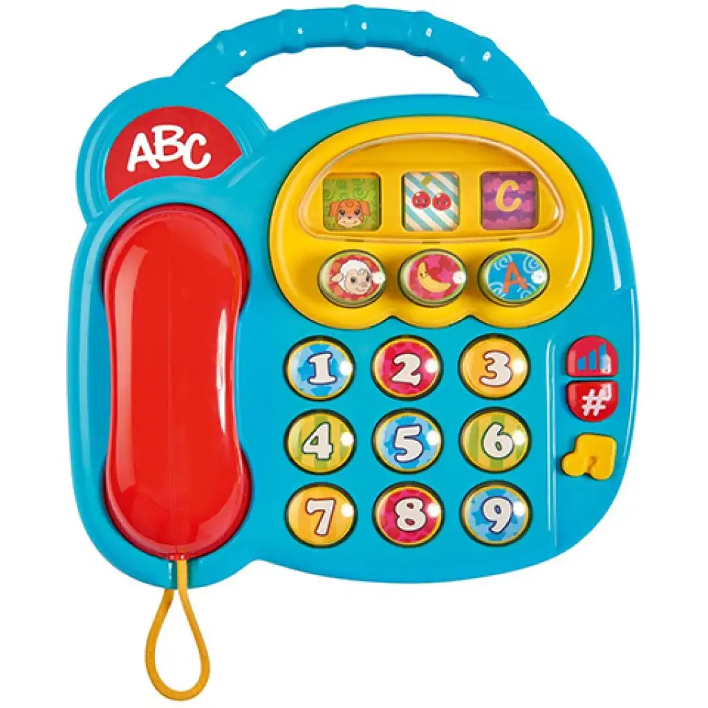 ABC цветен телефон със светлинни и звукови ефекти - Simba Toys изображение 2