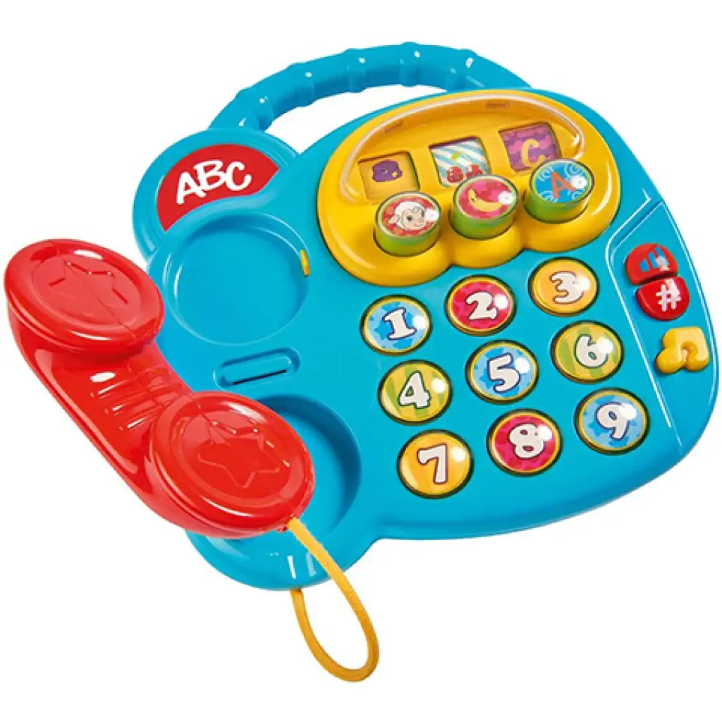 ABC цветен телефон със светлинни и звукови ефекти - Simba Toys изображение 1