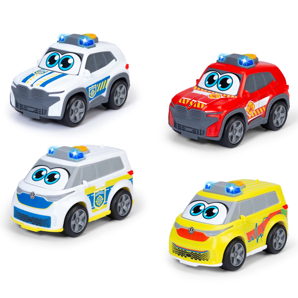 ABC Emergency Team малка кола със светлина и звук, различни видове, 1 бр. - Dickie Toys изображение 2