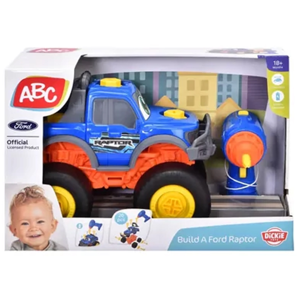 ABC Ford F150 Raptor сглобяемо всъдеходно автомобилче с отвертка - Dickie Toys изображение 1