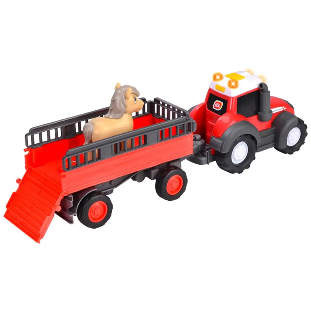 ABC Massey транспортен трактор с кон - Simba Toys изображение 2