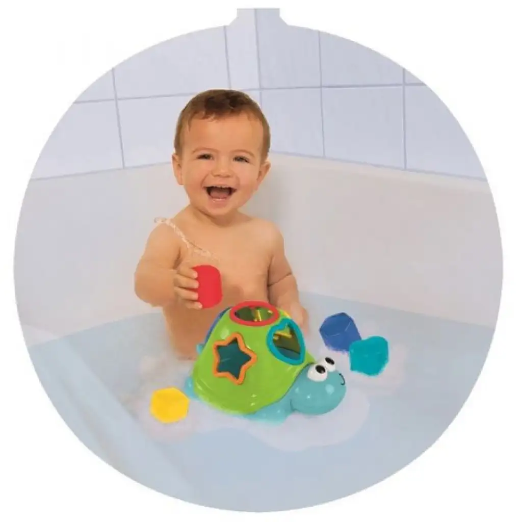ABC плуваща костенурка с форми и кубчета - Simba Toys изображение 3