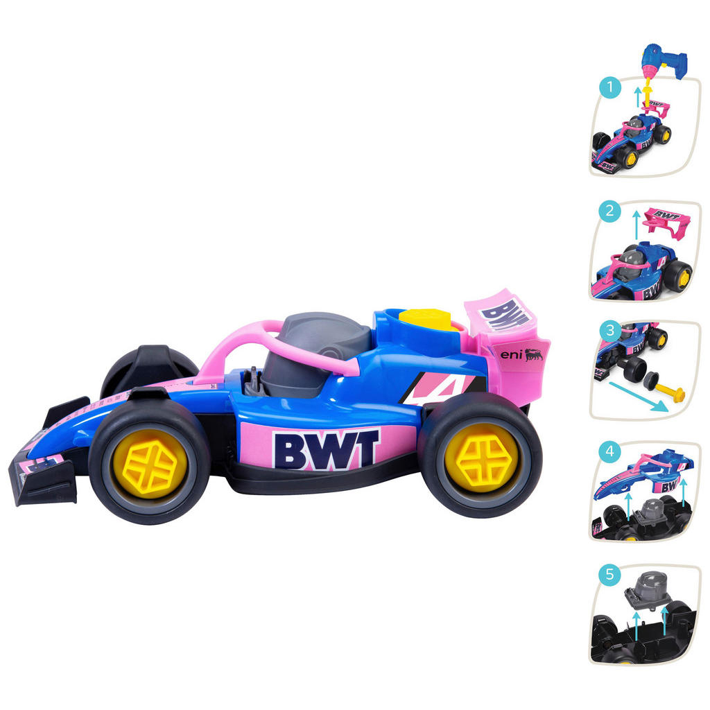 ABC сглобяемо BWT Alpine Formula 1 състезателно автомобилче - Dicke Toys изображение 2