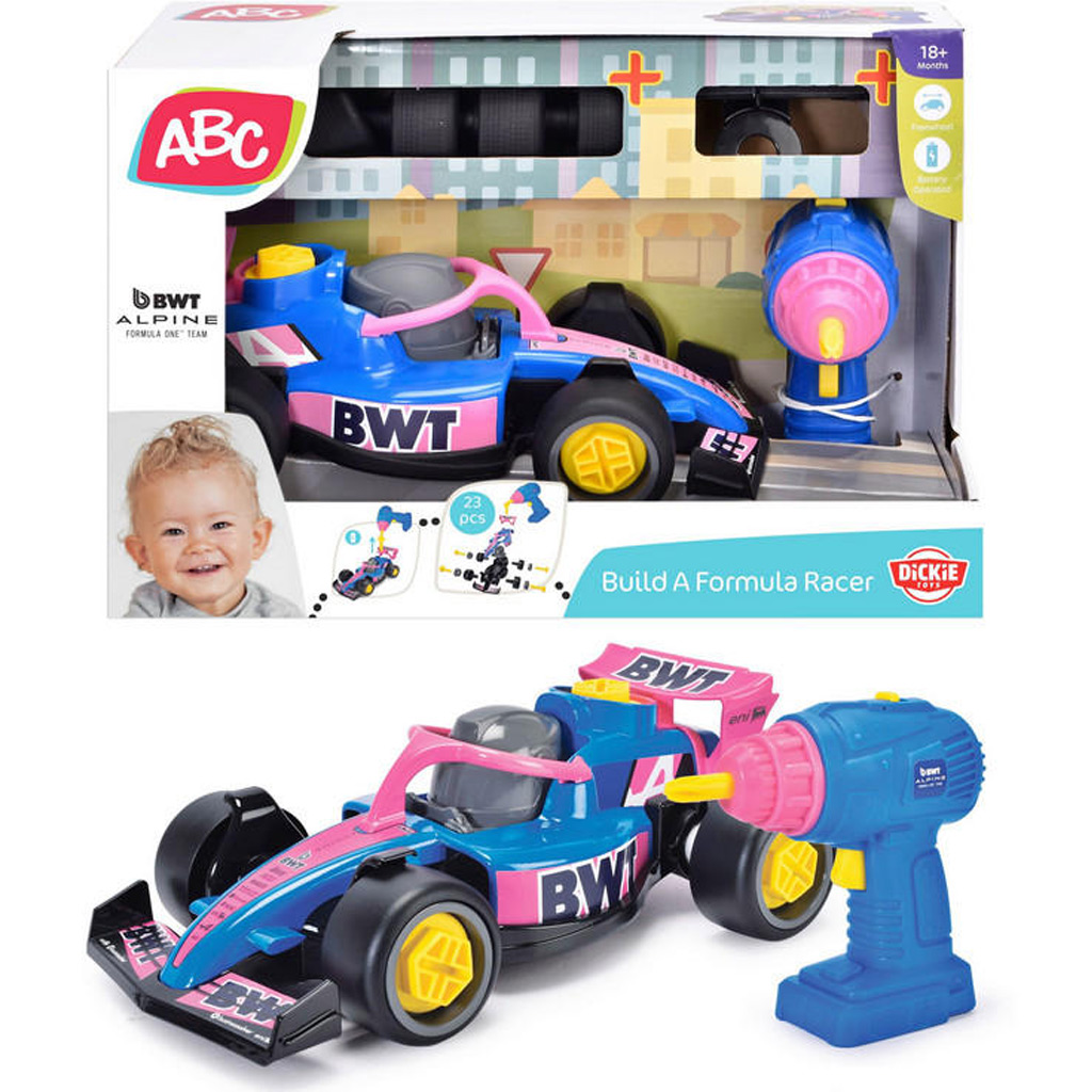 ABC сглобяемо BWT Alpine Formula 1 състезателно автомобилче - Dicke Toys изображение 1