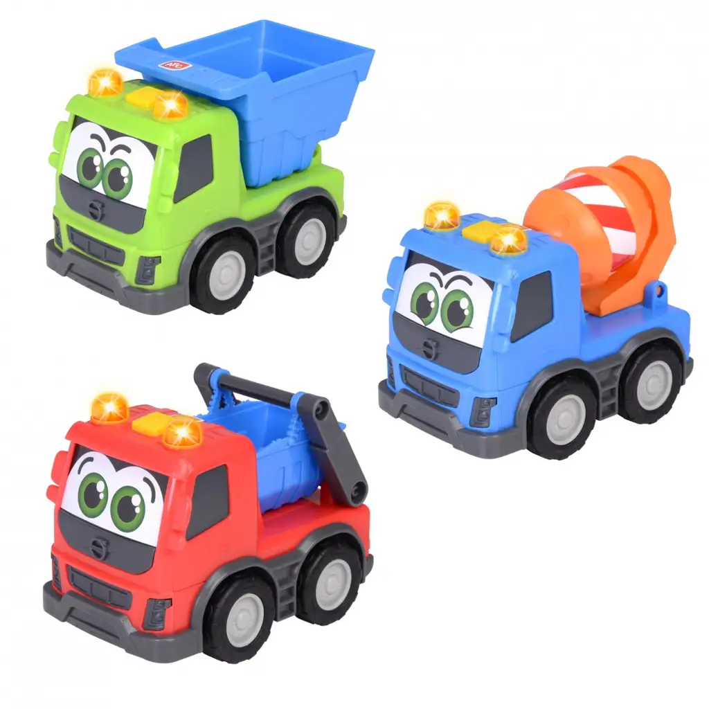 ABC Volvo Trucky градски строителни машини в различни варианти 13 см - Simba Toys изображение 2