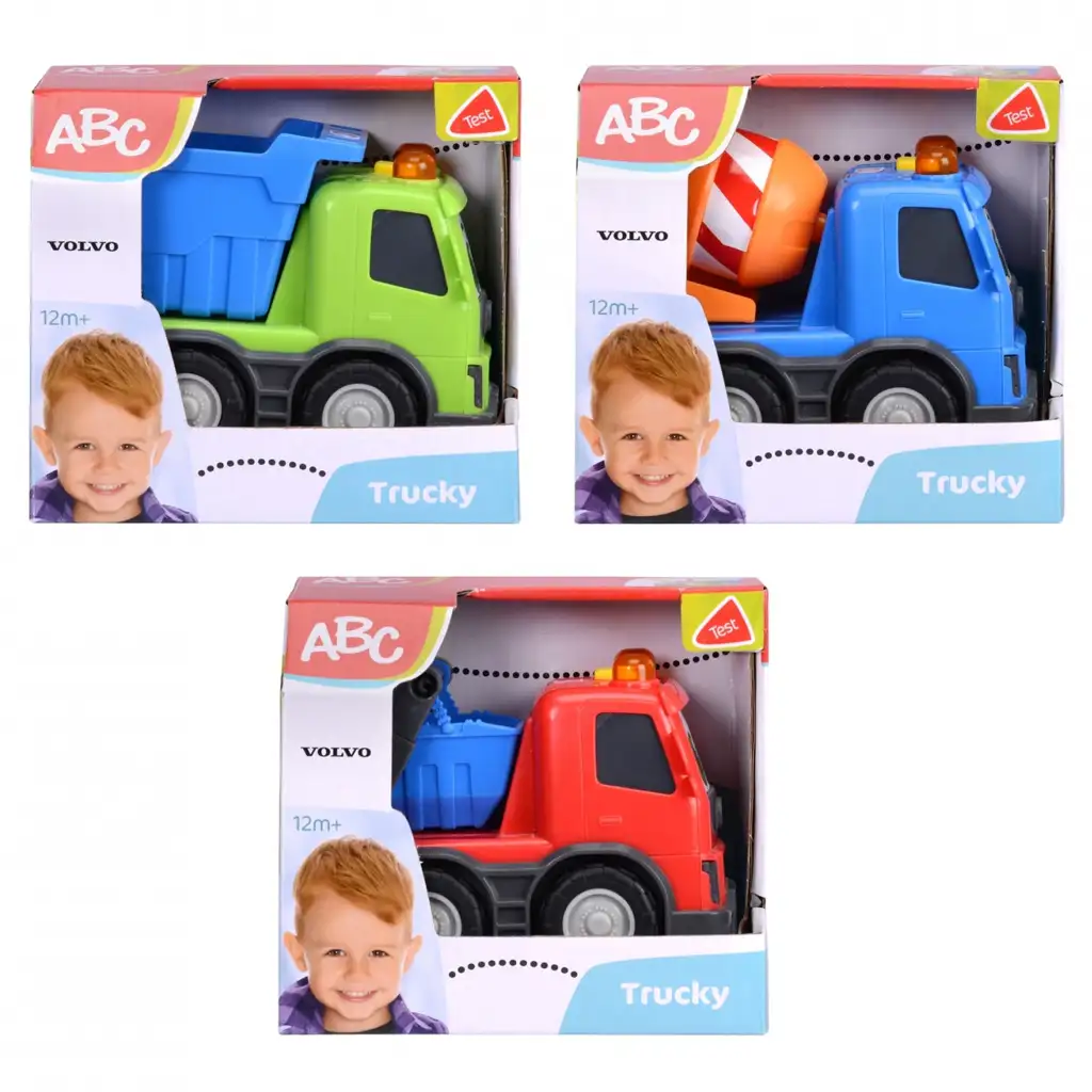 ABC Volvo Trucky градски строителни машини в различни варианти 13 см - Simba Toys изображение 1