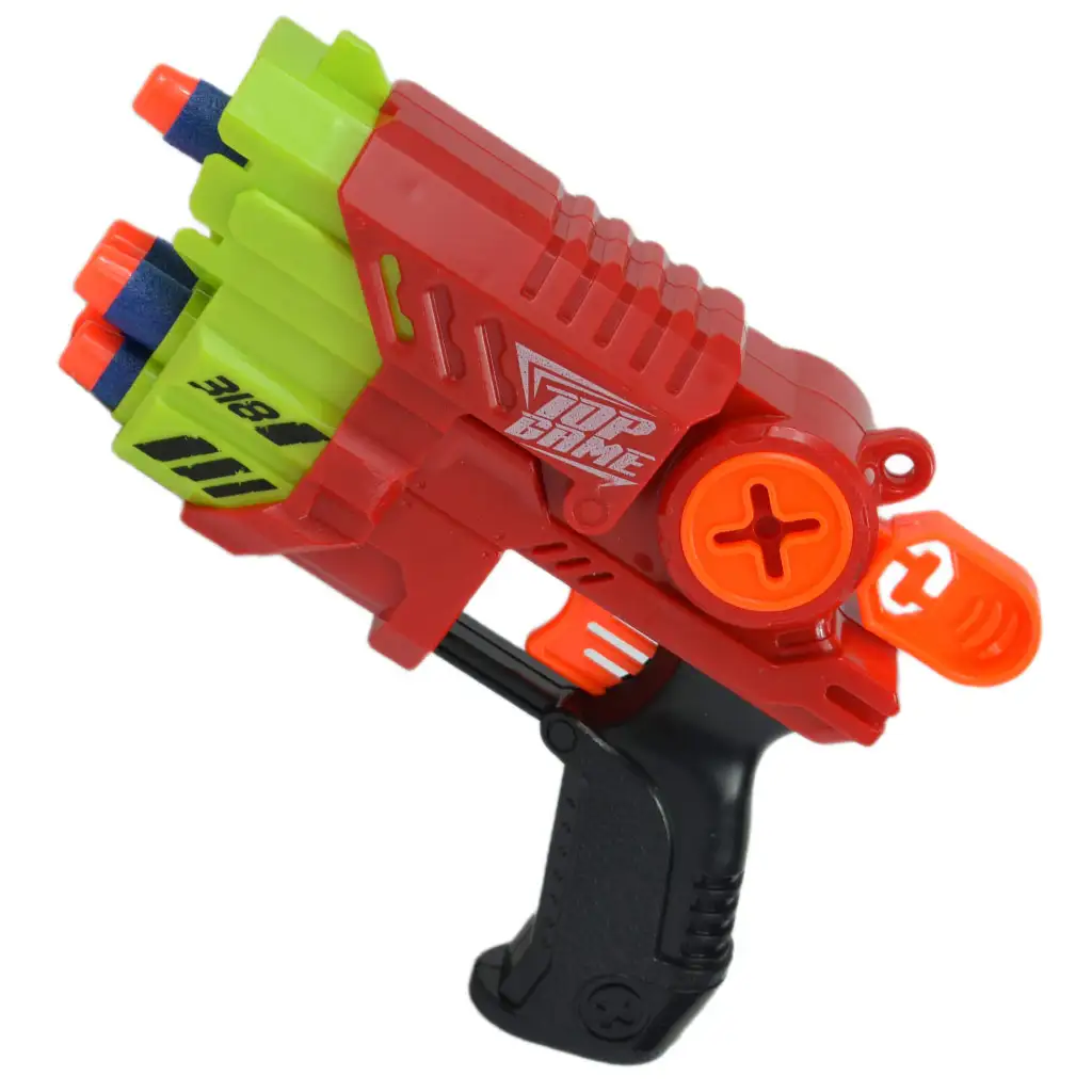 Air Blaster: EVA пяна стрелящо оръжие с мишена и патрони 19x14cm изображение 2