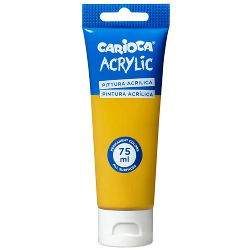 Акрилна боя 75ml в червено-кафяв цвят - Carioca изображение 1