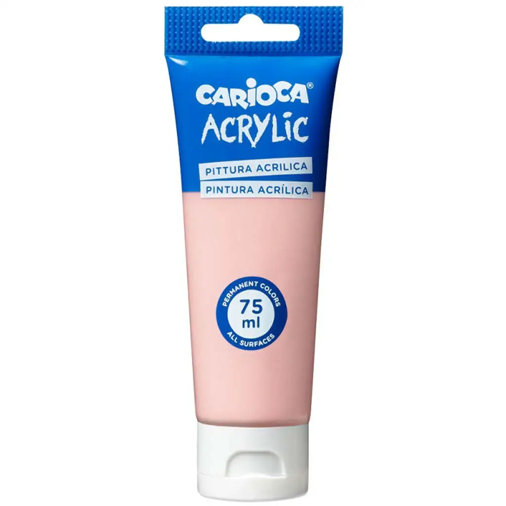 Акрилна боя 75ml в розов цвят - Carioca изображение 1