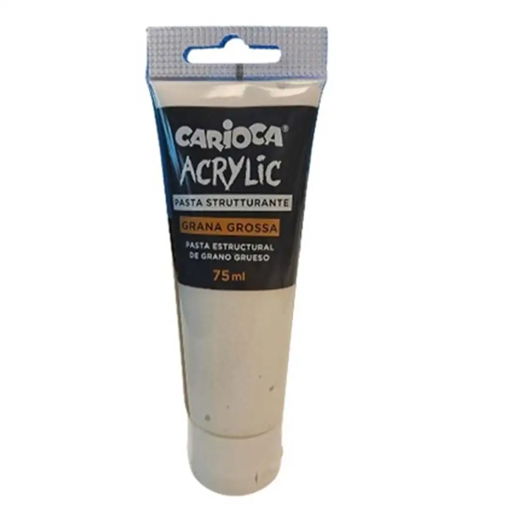 Акрилна груба акрилна структурираща паста 75ml - Carioca изображение 1