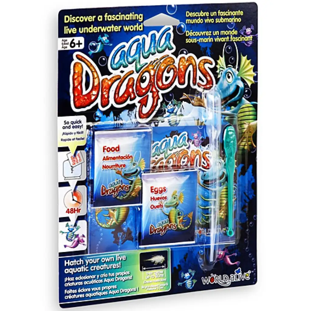 Aqua Dragons подводен свят яйца и храна комплект изображение 1